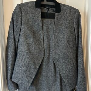 Theory Gray Suit Dress Set - Size 4